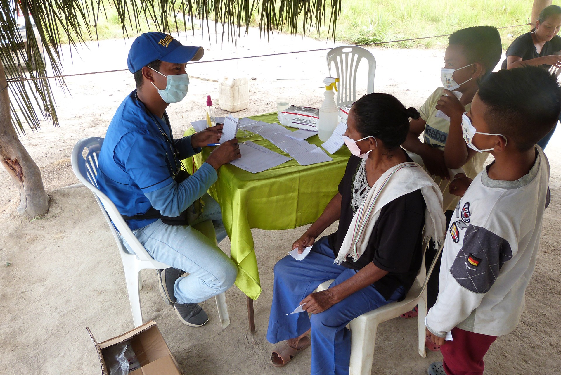 Medical mobile outreach activity completed under an LDS grant in the Bolivar state, Venezuela.