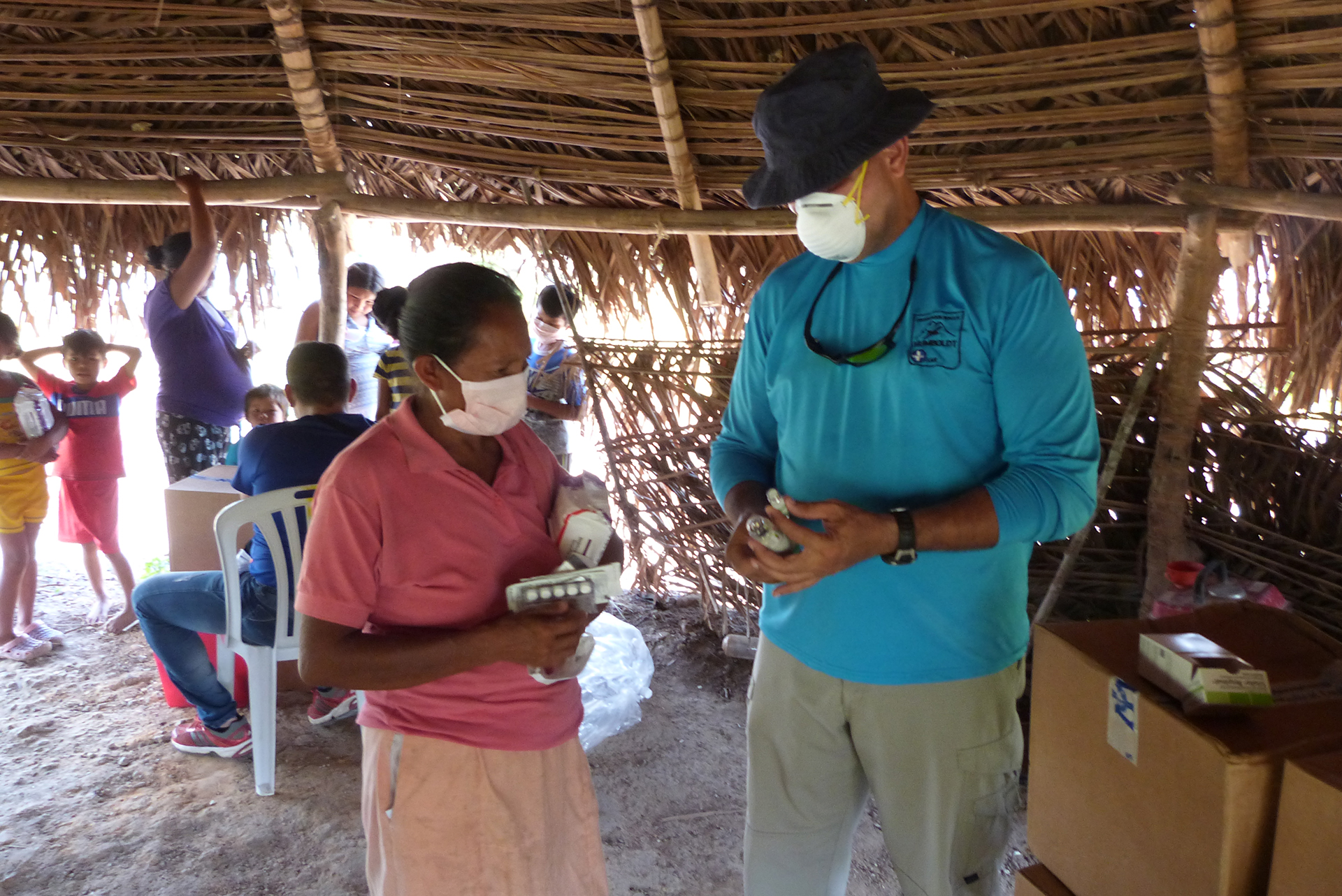 Medical mobile outreach activity completed under an LDS grant in the Bolivar state, Venezuela.