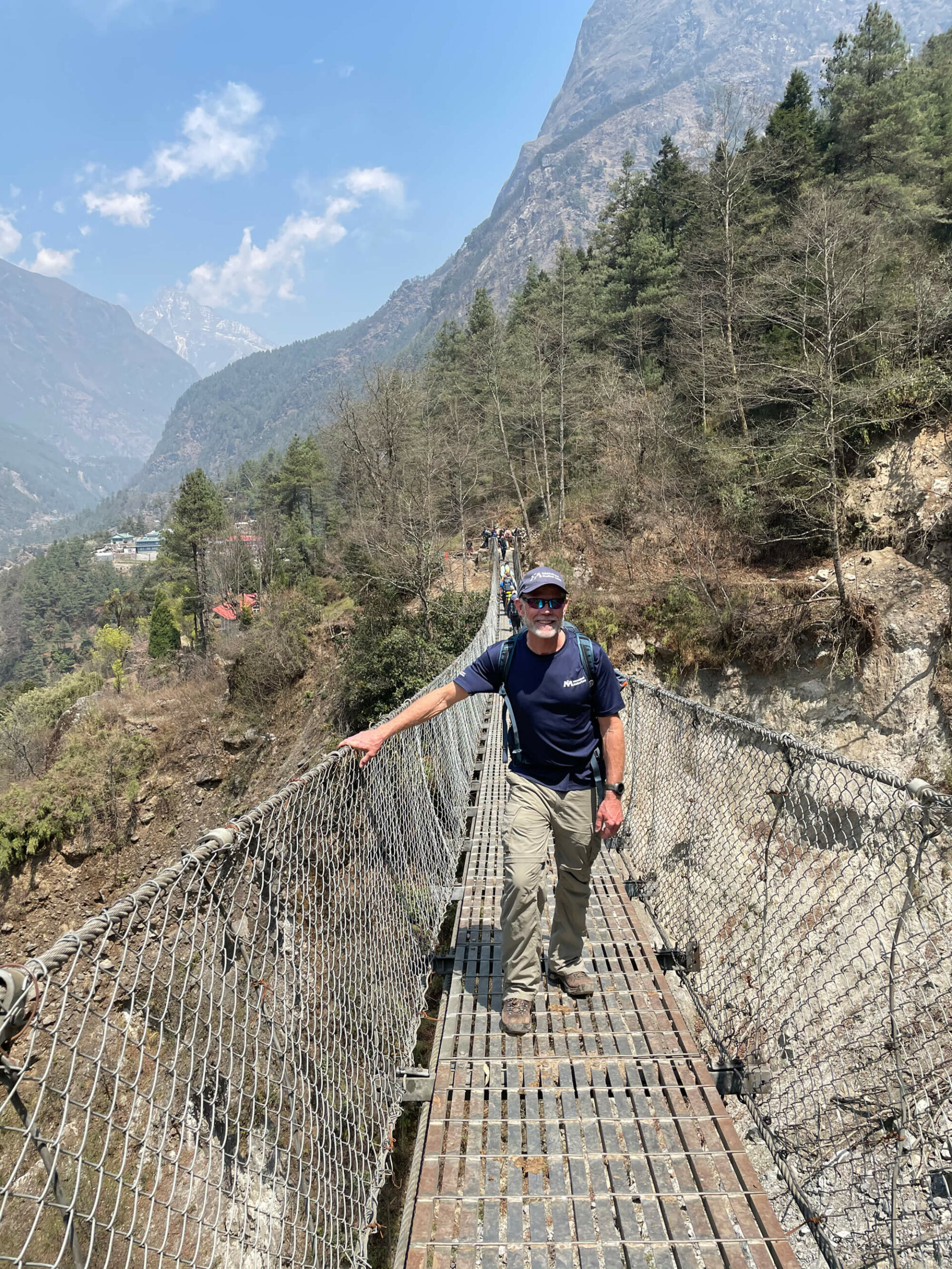 Dr. Michael Paterson has arrived in Nepal and started the final steps of training for his climb of a lifetime.