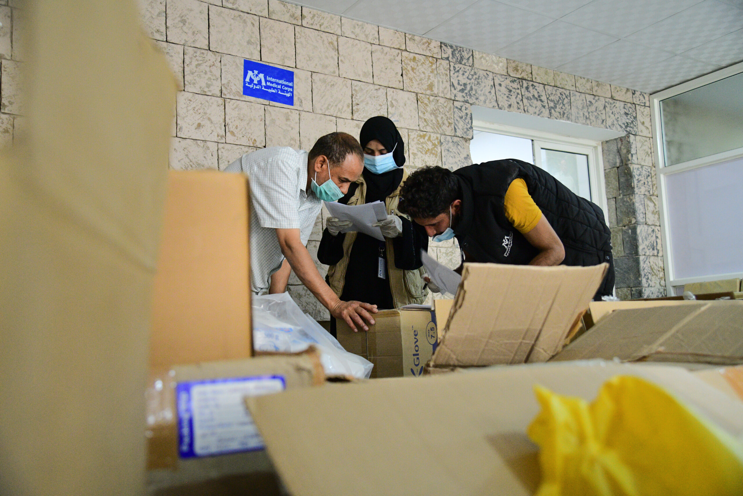 Our team recently delivered medical equipment and furniture to an orphanage in Sana’a city.
