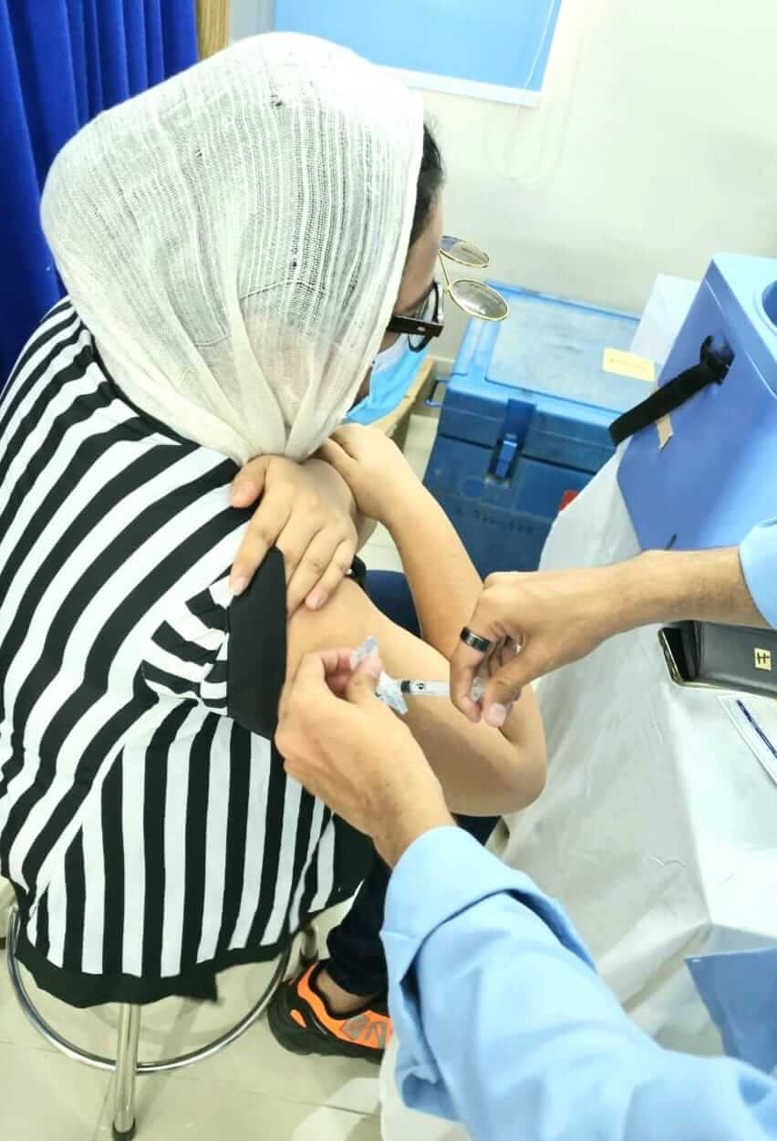 In Pakistan, our team is leading by example, with team members getting their COVID-19 vaccinations.