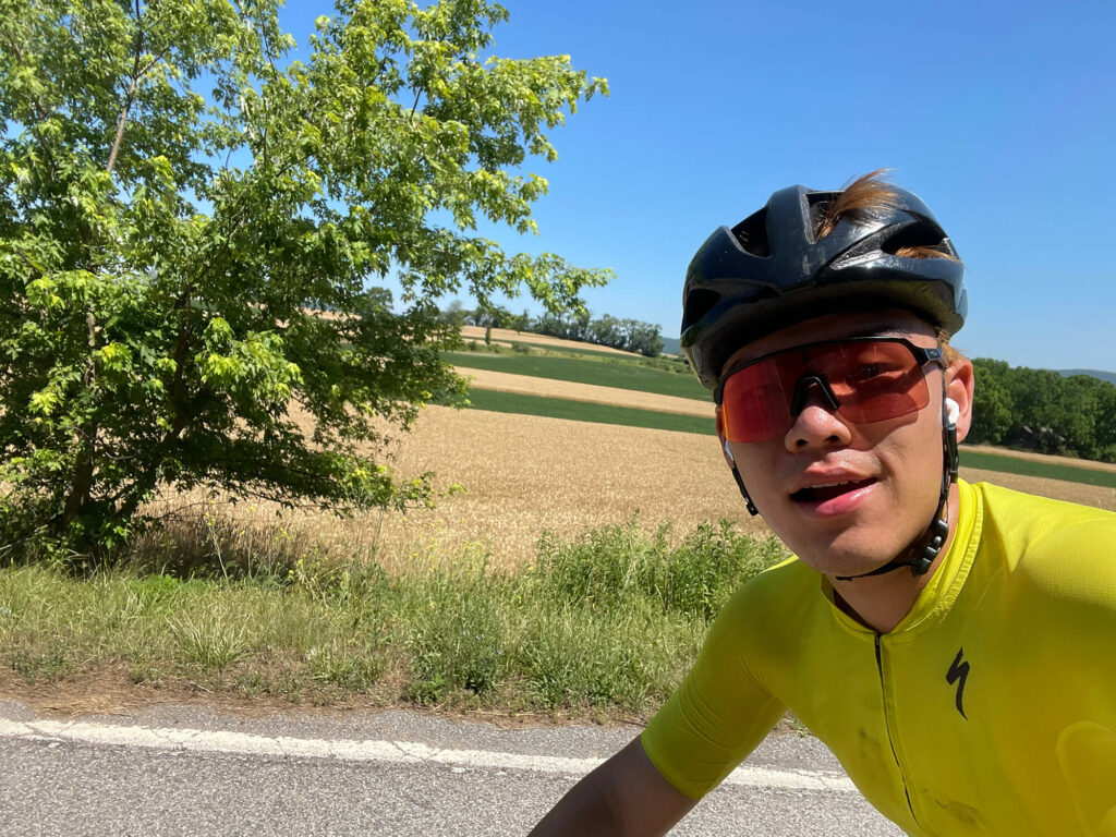 Nicolas Chien is cycling across 3,000 miles over five weeks, with almost 100,000 feet of climbing, to raise money for International Medical Corps.
