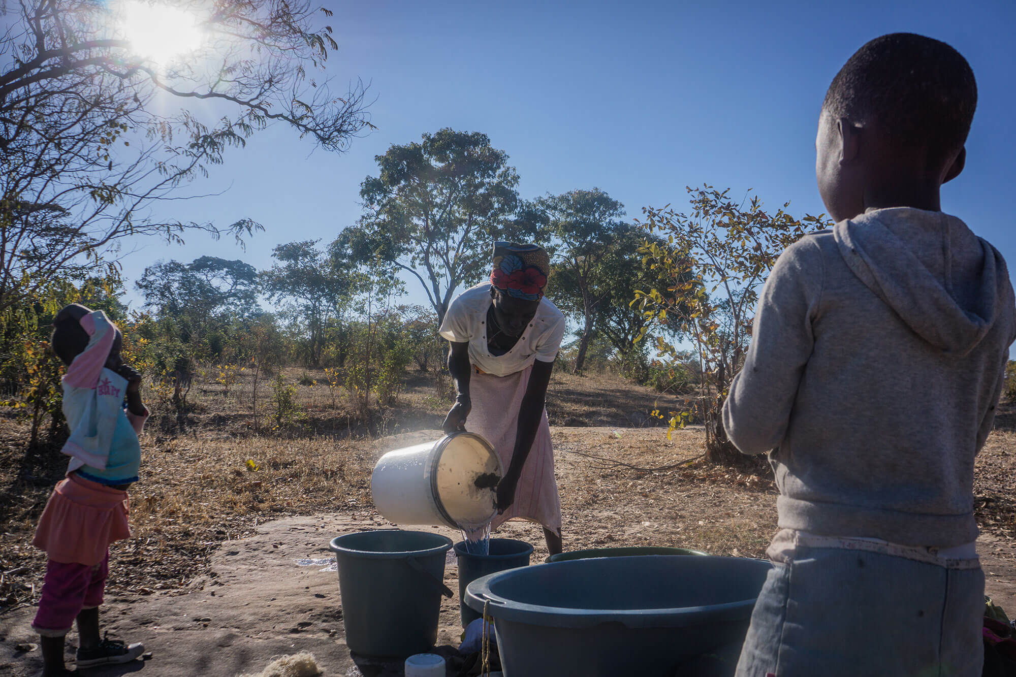 Our water, sanitation and hygiene team has been building new solar-powered water pumps across Zimbabwe, in communities like Mpumelelo and Zumanana.