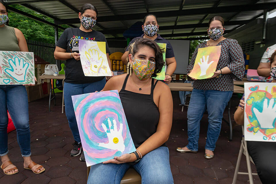 Our team held an Emotional Regulation Art Workshop, which helps people understand their emotions and provides them with an outlet to express their feelings through art.