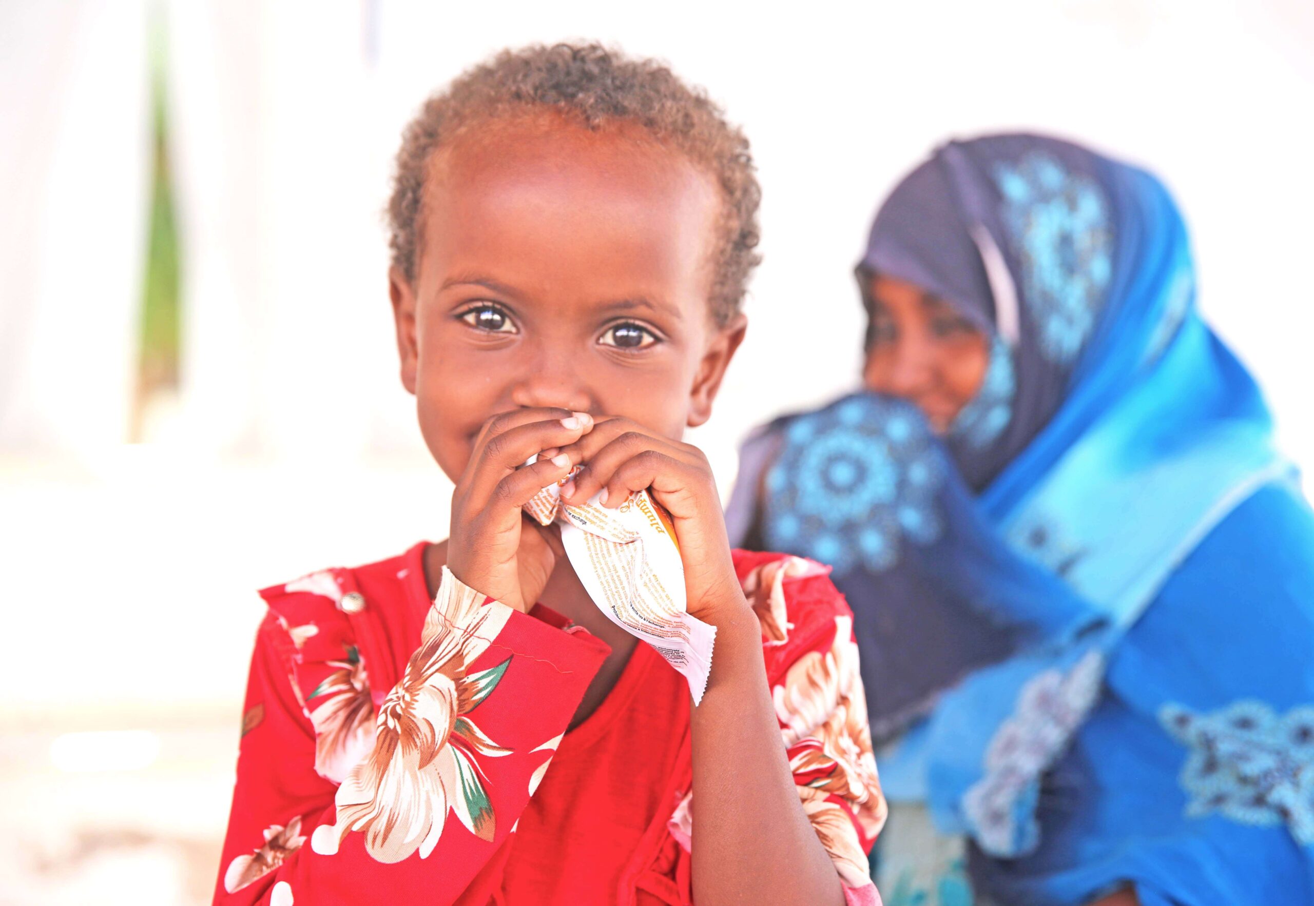 Anissa was suffering from malnutrition when she came to Galkayo South Hospital, Somalia.