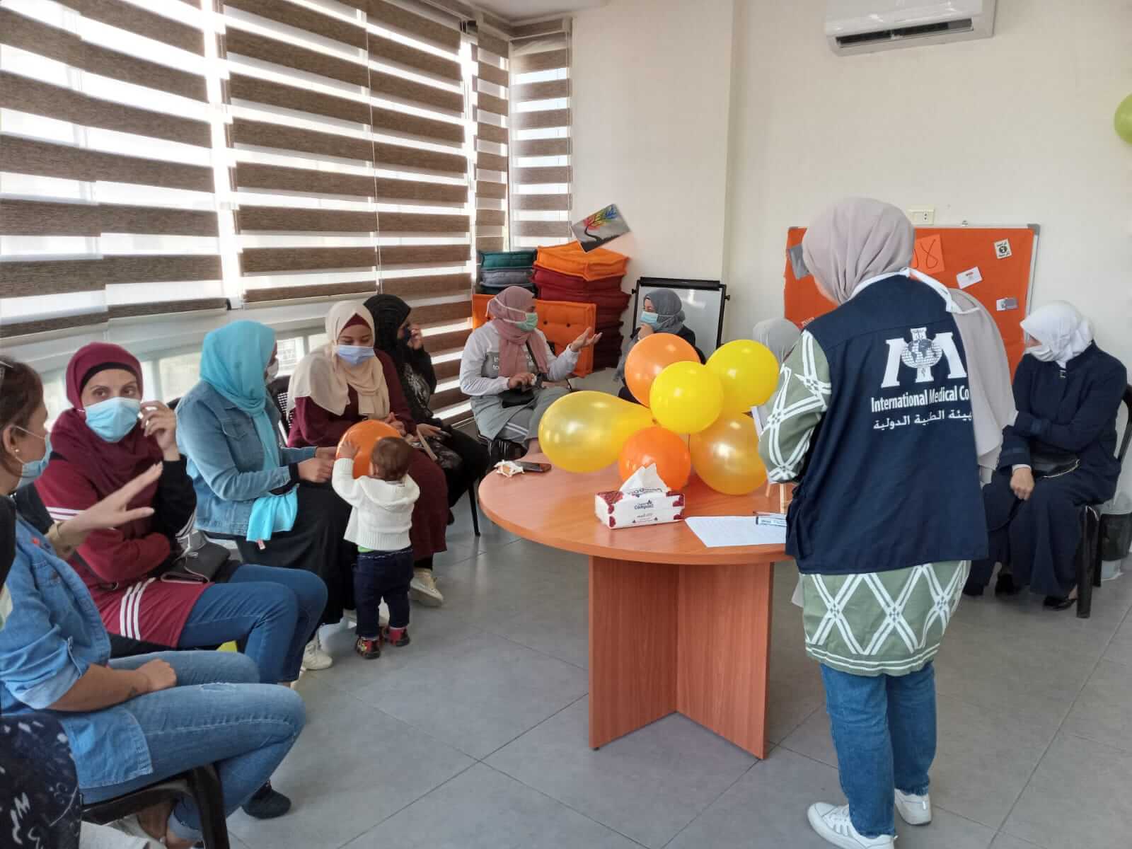 In Tyre, South Lebanon, we highlighted 16 Days by inviting a group of women for an interactive awareness session in one of our primary healthcare centers.