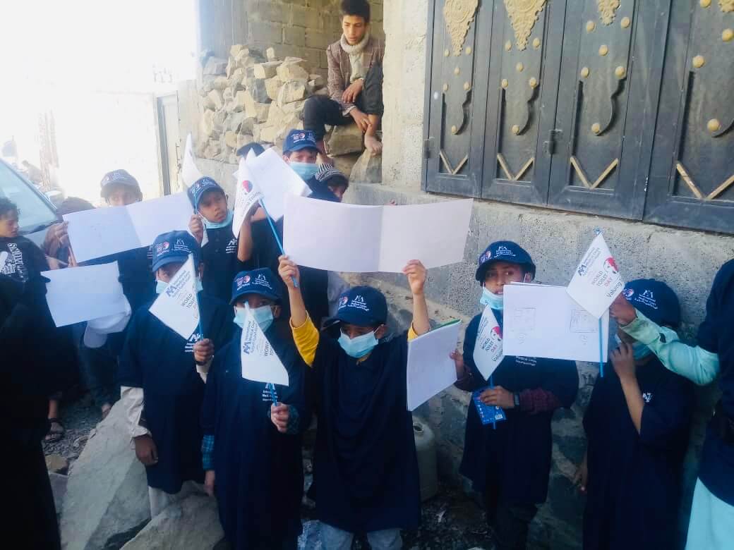 Yemen Drawing Competition between children - World Toilet Day celebration - Mathbah district - Sana'a governorate - Yemen