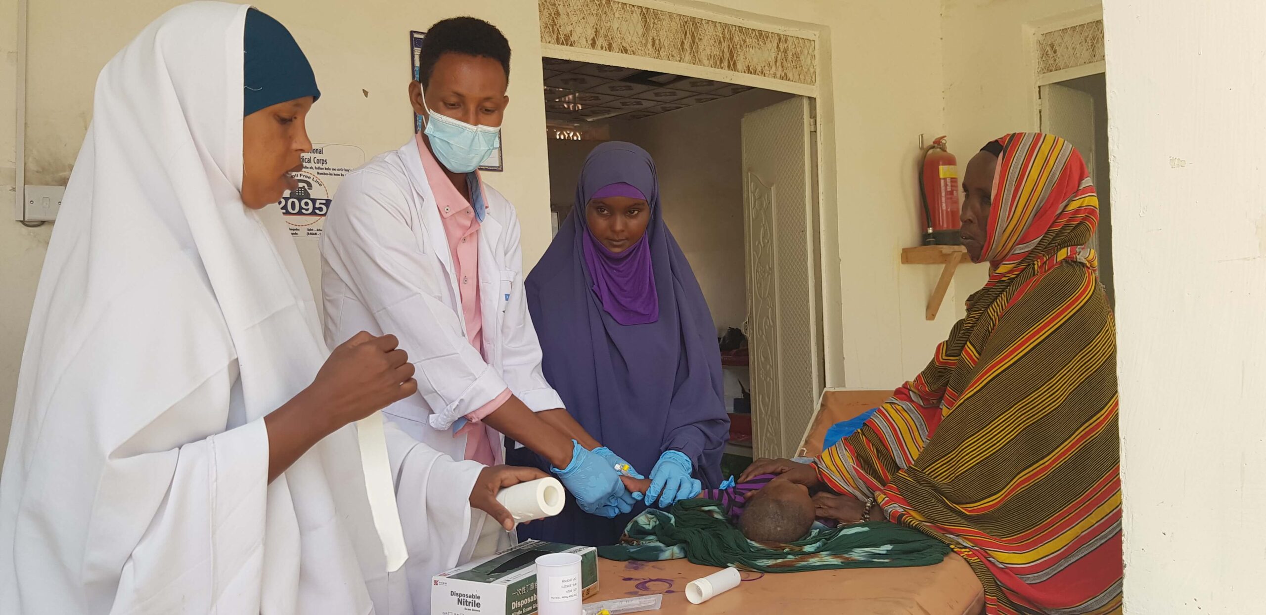 Our team at the Galkacyo Hospital is distributing lifesaving medical supplies, and treating children suffering from acute malnutrition and other nutrition-related diseases.