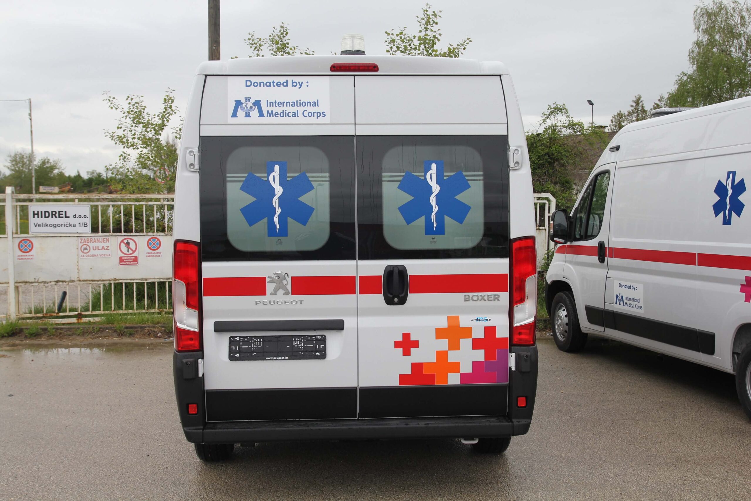 We've donated ambulances to hospitals in the war-torn cities of Chernihiv and Kharkiv.