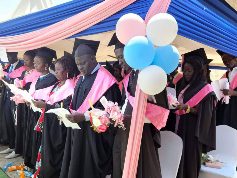 Thirty midwives graduated from a training program run by International Medical Corps at Juba College of Nursing and Midwifery and the Wau and Kajo Keji Health Sciences Institutes in South Sudan.
