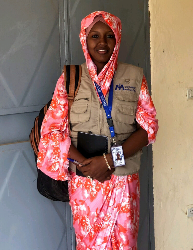 Mariam Oumar Cisse, a social worker with International Medical Corps’ Mali team.