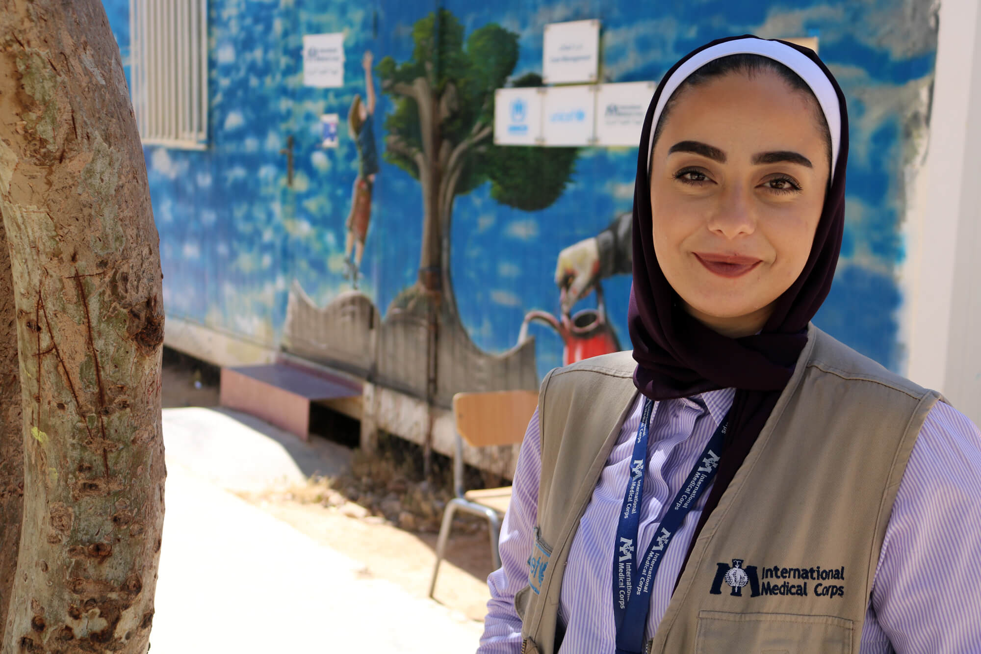 Heba Lutfi is International Medical Corps Jordan’s Child Protection Team Leader and the co-chair of the camp’s Child Protection, Sexual and Gender-Based Violence Sub-Working Group.