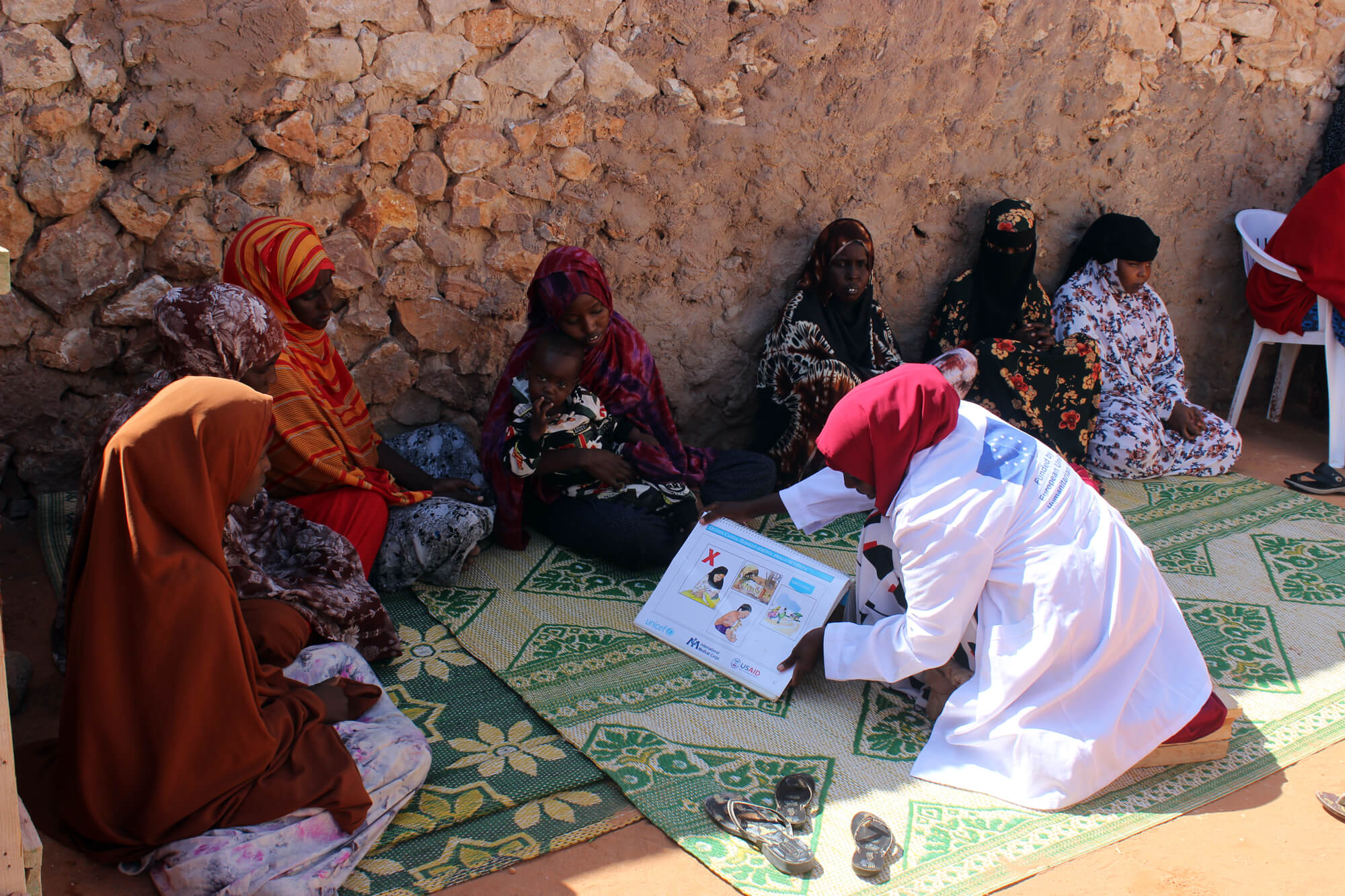 Caaisha Aabdi Mohammed works as an ECHO community health worker at the Garsor Village.