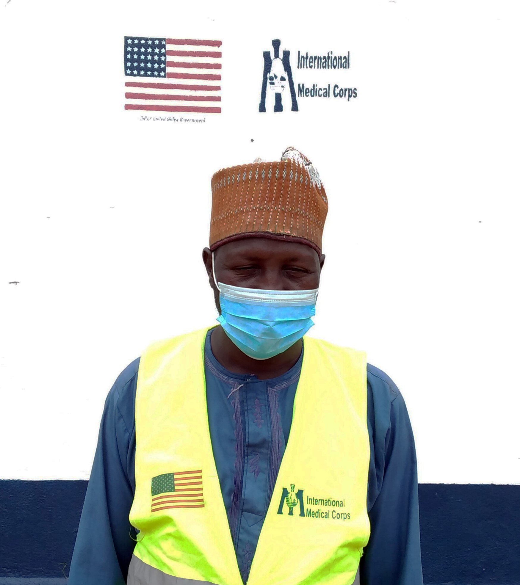 International Medical Corps staff member Ali Mustapha.