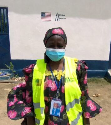 International Medical Corps staff member Fatima Mohamed.