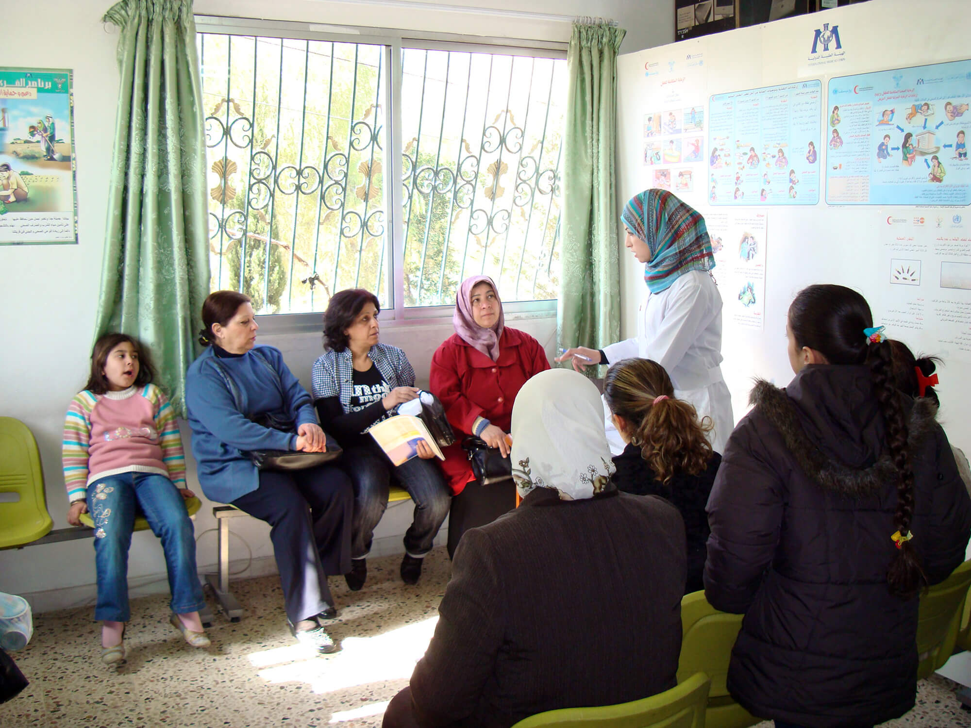 Health awareness sessions led by our Syria teams.