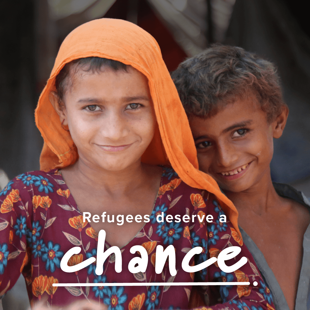World Refugee Day - 1080 x 1080 - Refugees deserve a chance.