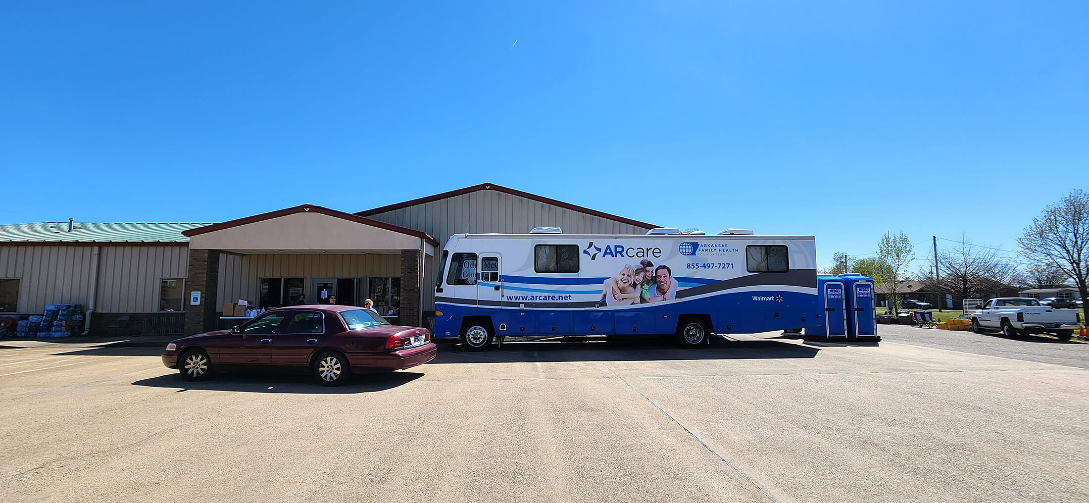 International Medical Corps supported mobile medical units deployed by our partner ARcare in Wynne, Arkansas, following the destructive tornadoes.