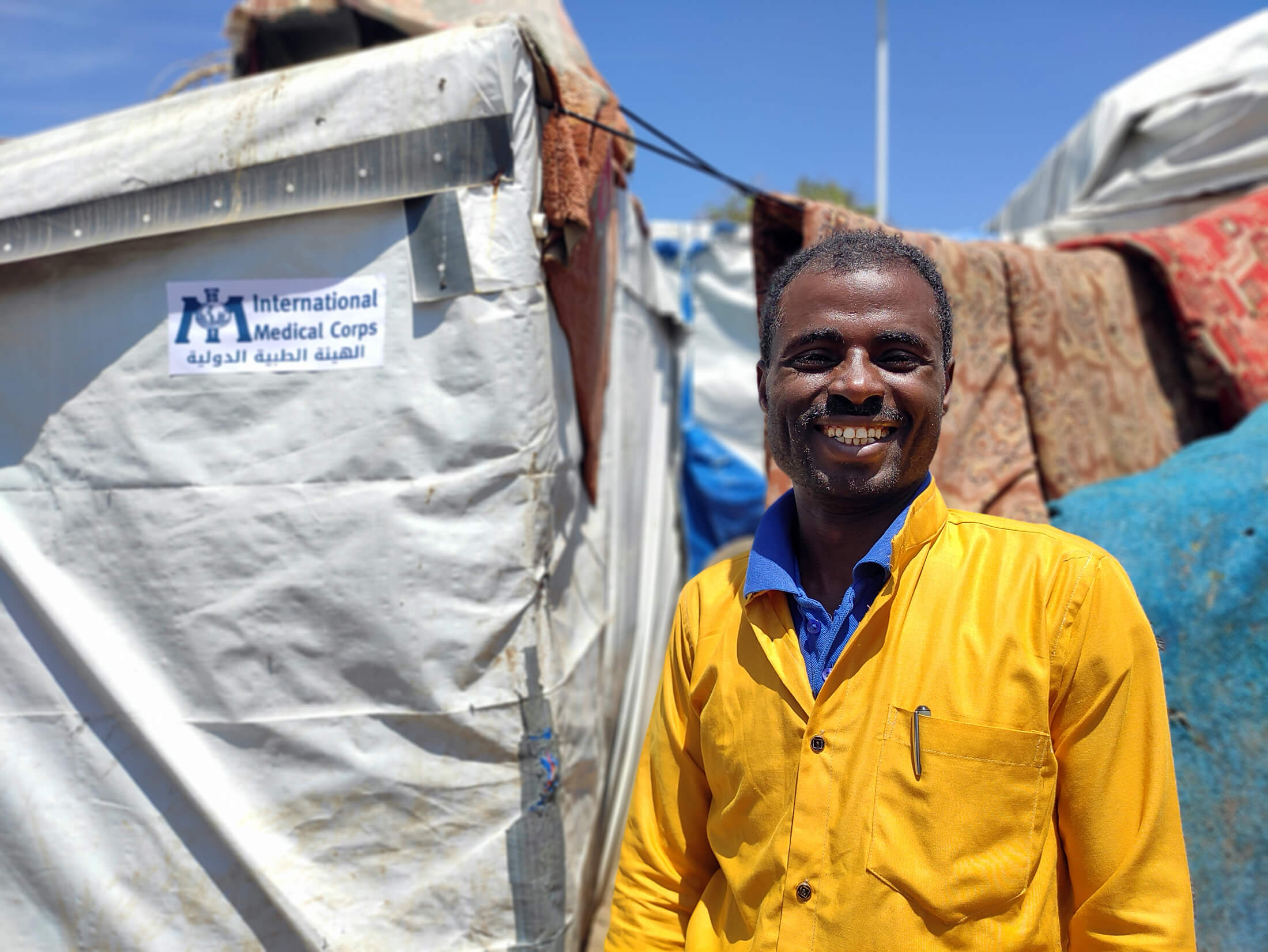 Abdulsalam, a Community Health Worker in Yemen.