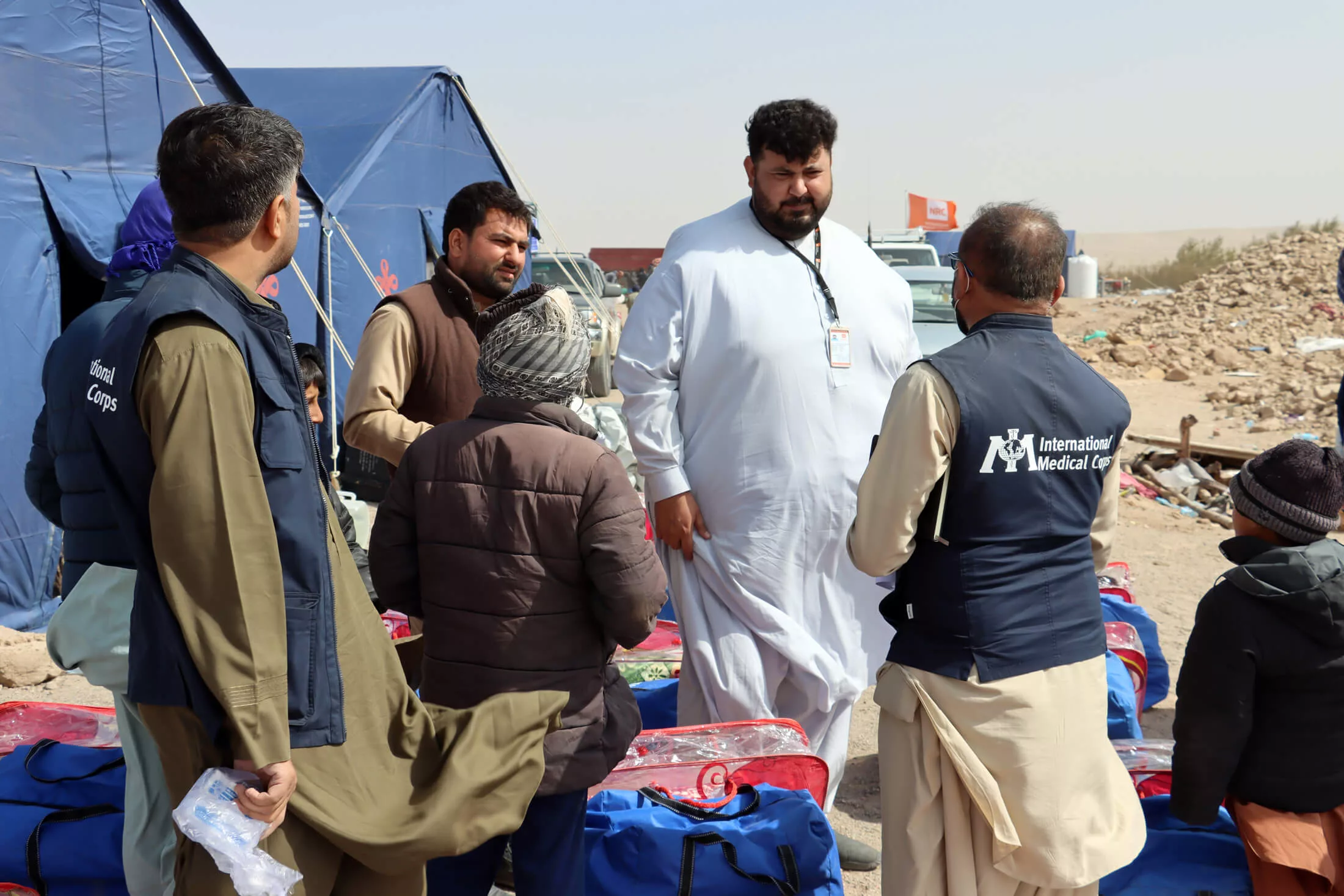 International Medical Corps delivers winterization packages to affected communities in Herat.