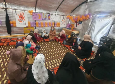 SYR_A-women-and-girls-group-session-at-an-International-Medical-Corps-Women-and-Girl’s-Safe-Space-in-Northwest-Syria