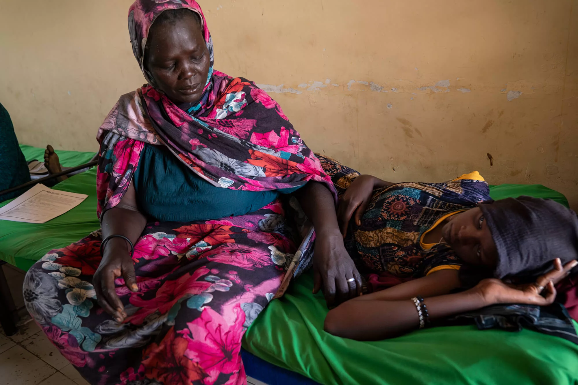 Nyabew Wechiang and her daughter, Sabrina Abdulatif, were patients at our clinic in Renk, South Sudan.